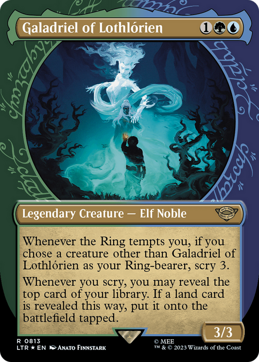 Galadriel of Lothlórien (LTR-813) (Showcase) (Borderless) (Surge Foil)