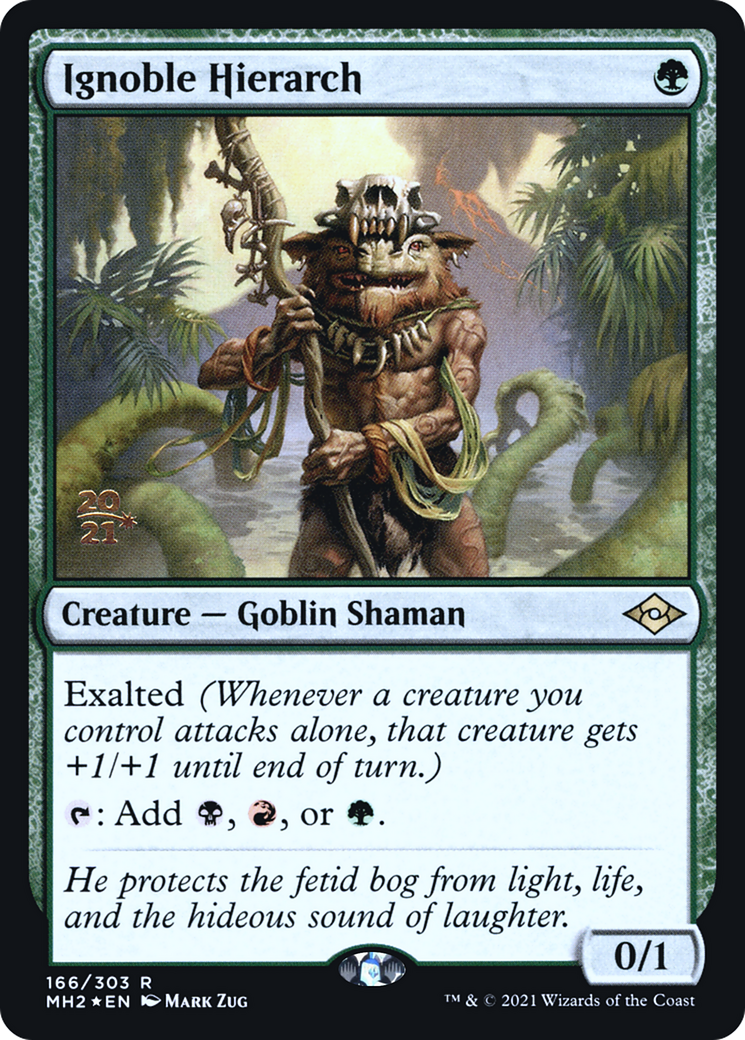 Ignoble Hierarch (PRE-166S) (Foil)