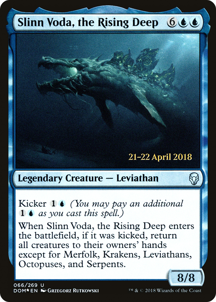 Slinn Voda, the Rising Deep (PRE-66S) (Foil)