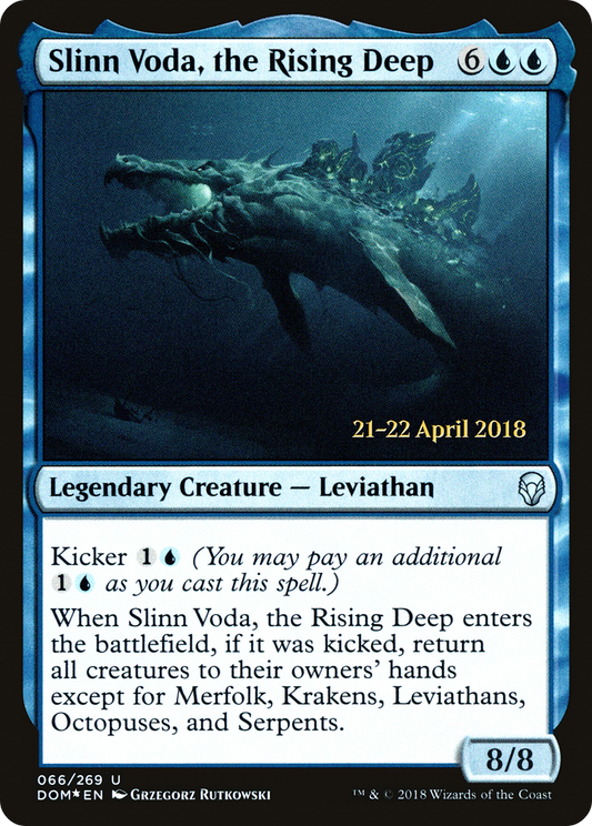 Slinn Voda, the Rising Deep (PRE-66S) (Foil)