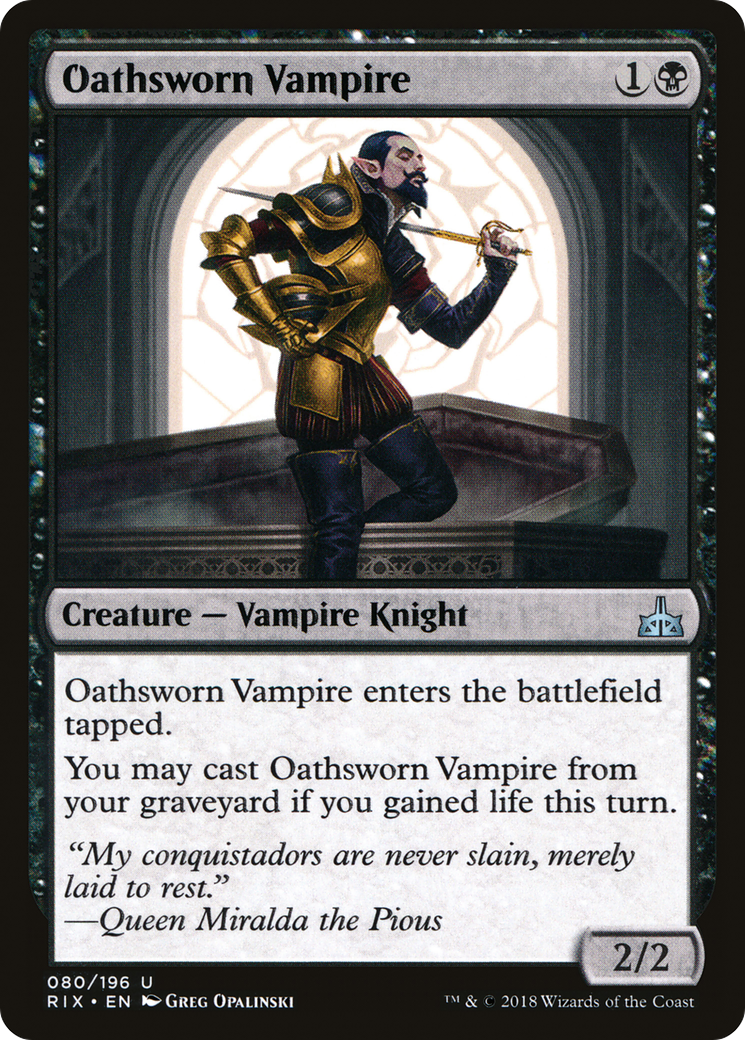 Oathsworn Vampire (RIX-080) (Foil)