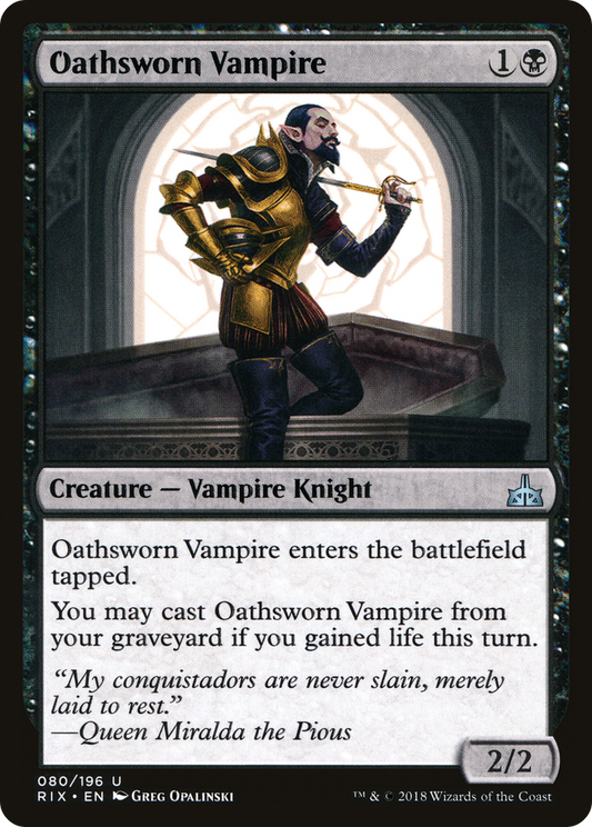 Oathsworn Vampire (RIX-080) (Foil)