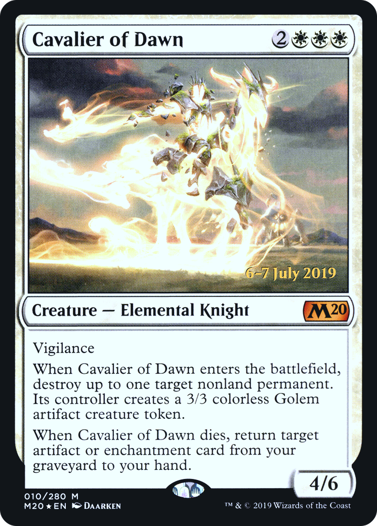Cavalier of Dawn (PRE-10S) (Foil)