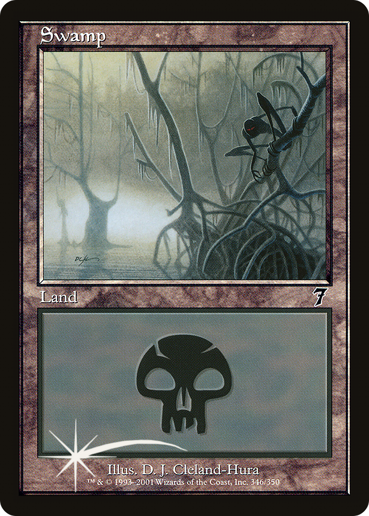 Swamp (7ED-346★) (Foil)