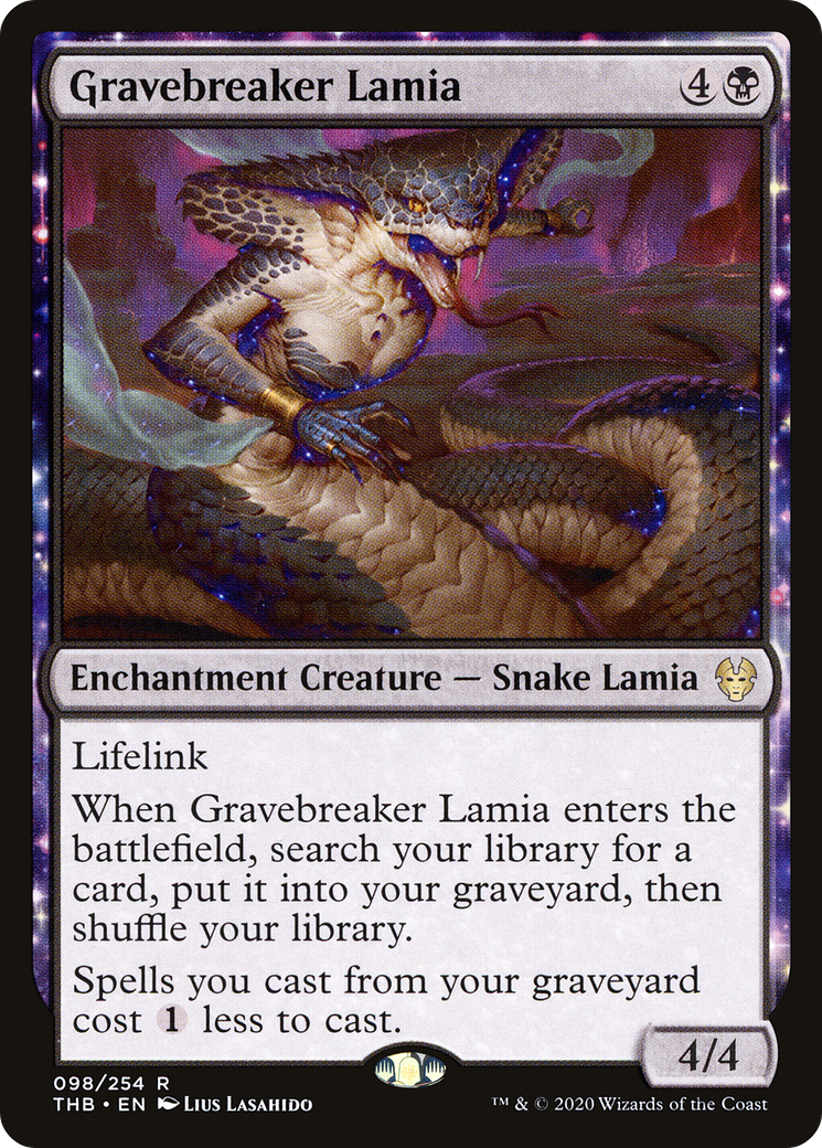 Gravebreaker Lamia (THB-098) (Foil)