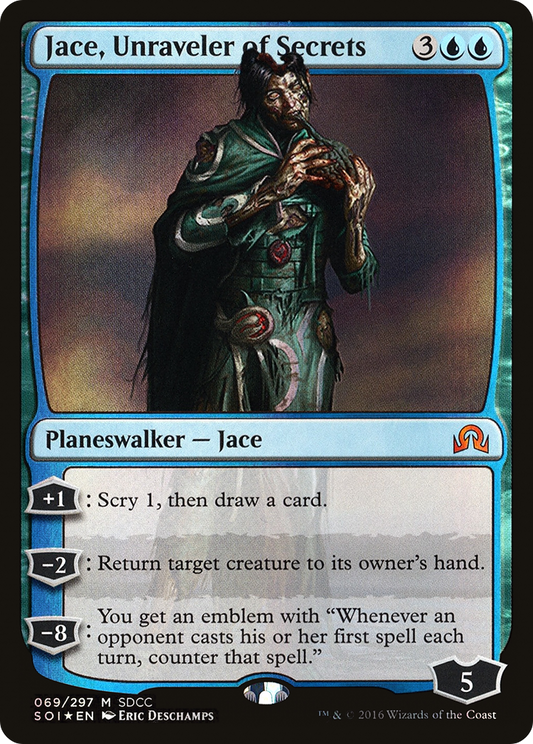 Jace, Unraveler of Secrets (MEDIA-069) (Foil)