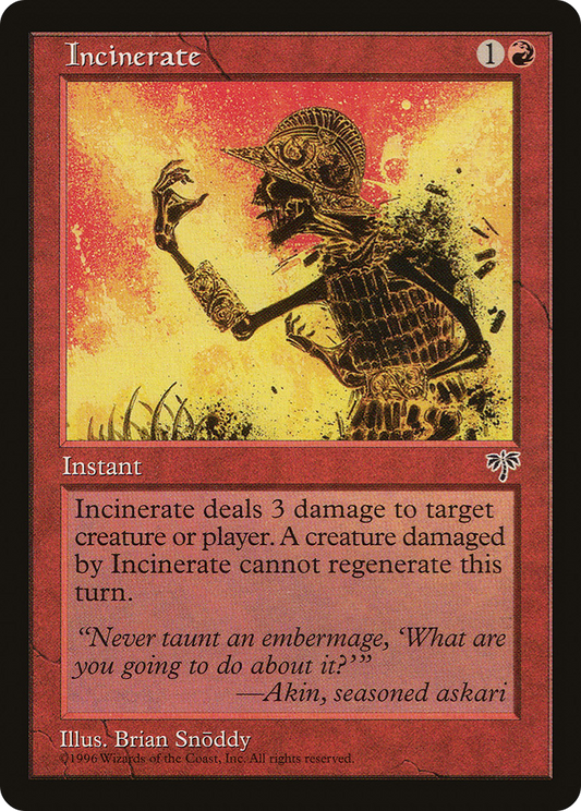 Incinerate (MIR-184)