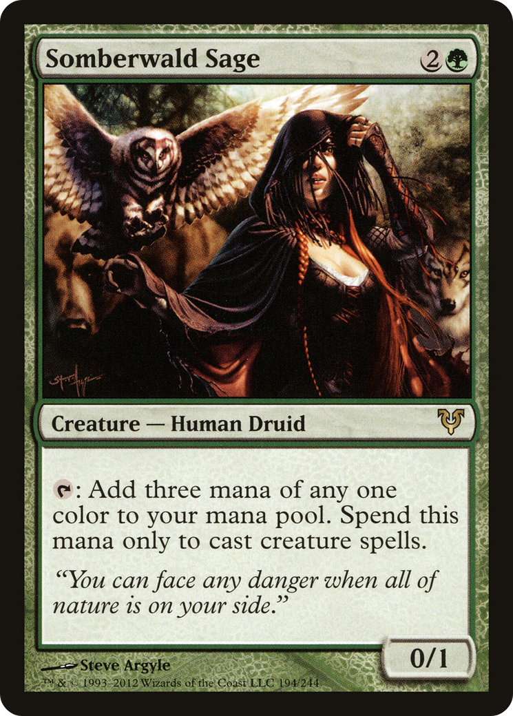 Somberwald Sage (AVR-194) (Foil)