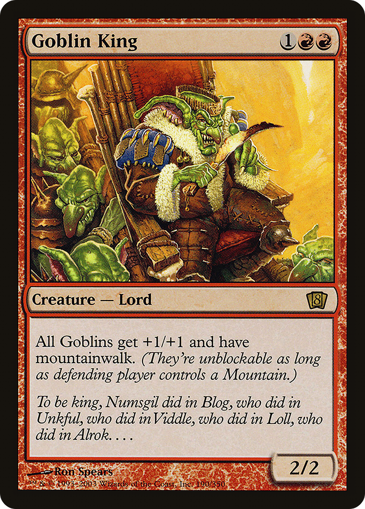 Goblin King (8ED-190★) (Foil)