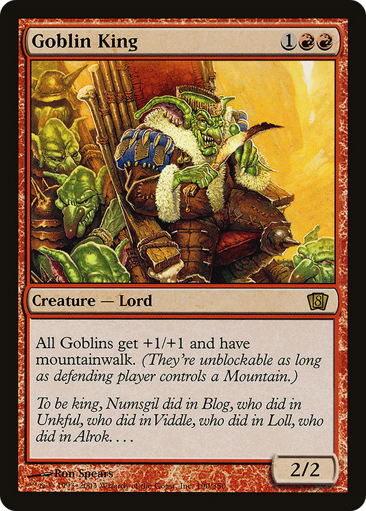Goblin King (8ED-190★) (Foil)