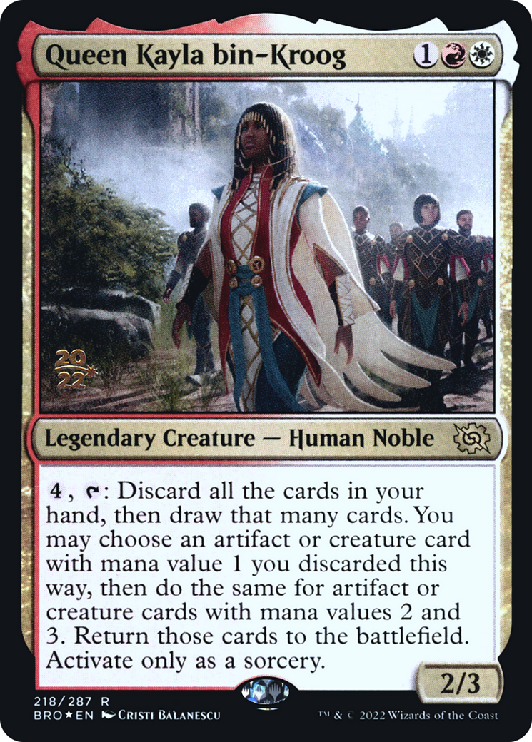 Queen Kayla bin-Kroog (PRE-218S) (Foil)