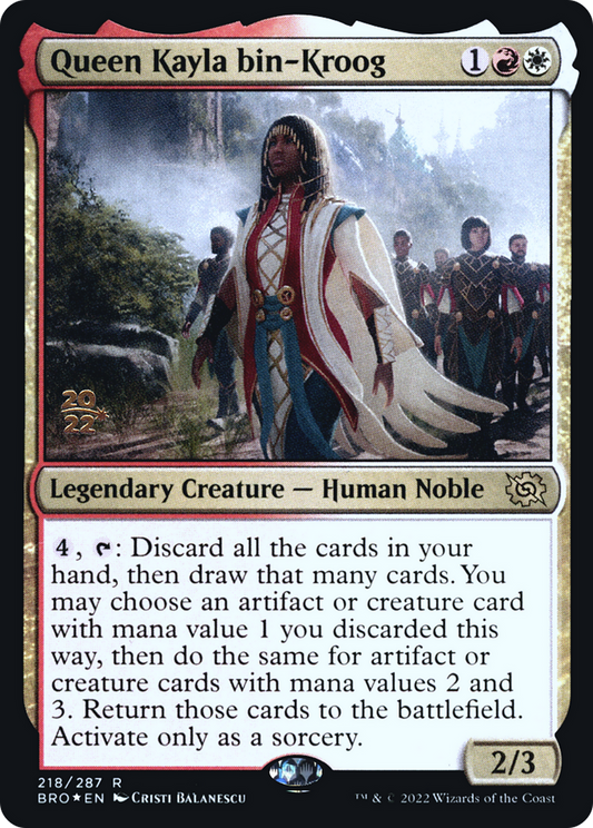 Queen Kayla bin-Kroog (PRE-218S) (Foil)