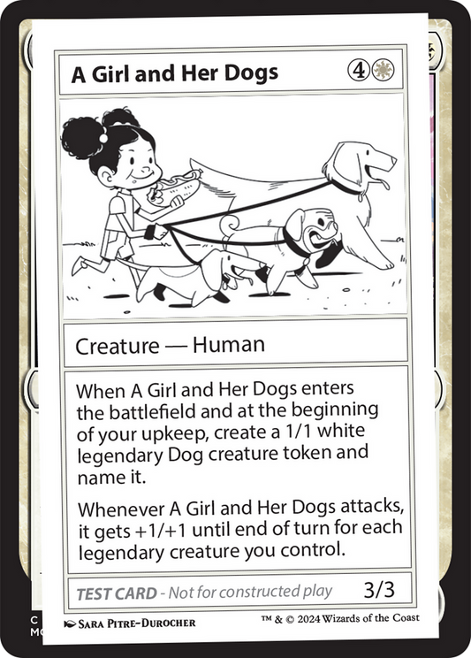 A Girl and Her Dogs (MB2PC-279)