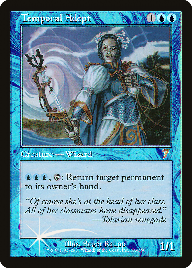 Temporal Adept (7ED-103★) (Foil)
