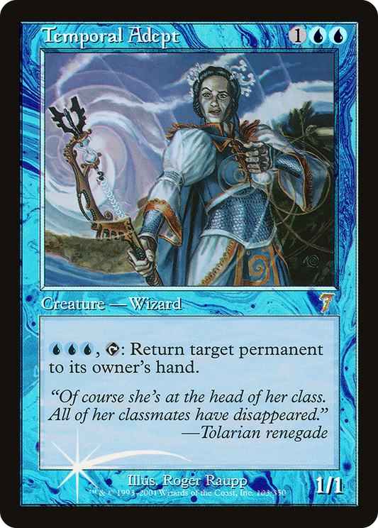 Temporal Adept (7ED-103★) (Foil)
