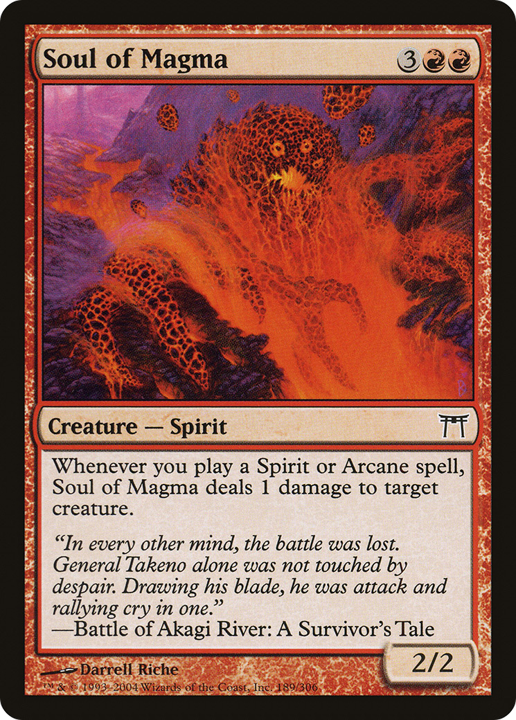 Soul of Magma (CHK-189) (Foil)