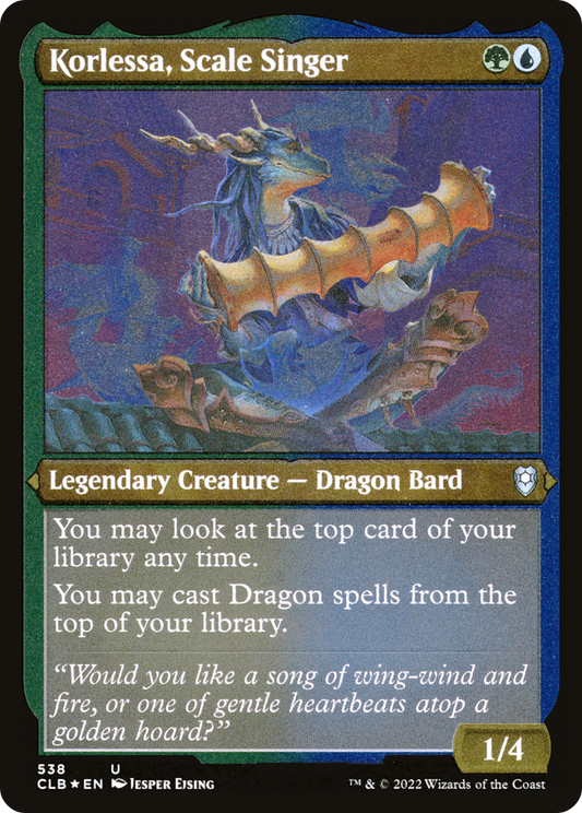 Korlessa, Scale Singer (CLB-538) (Etched Foil)