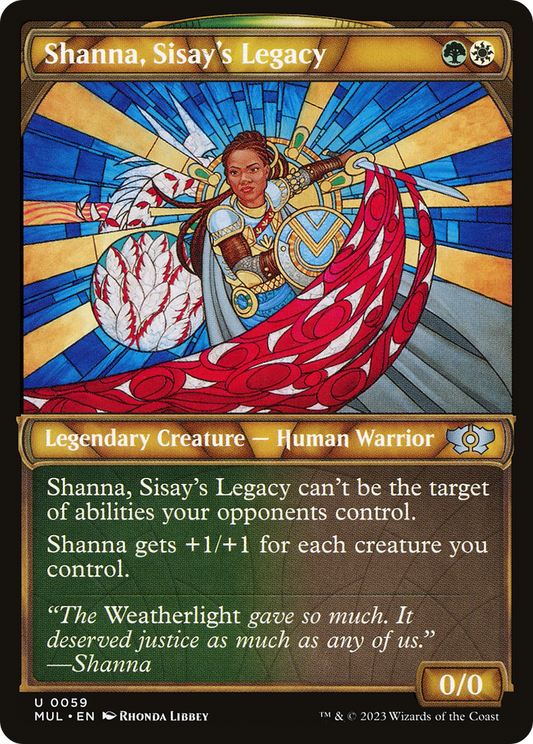 Shanna, Sisay's Legacy (MUL-059) (Showcase) (Foil)