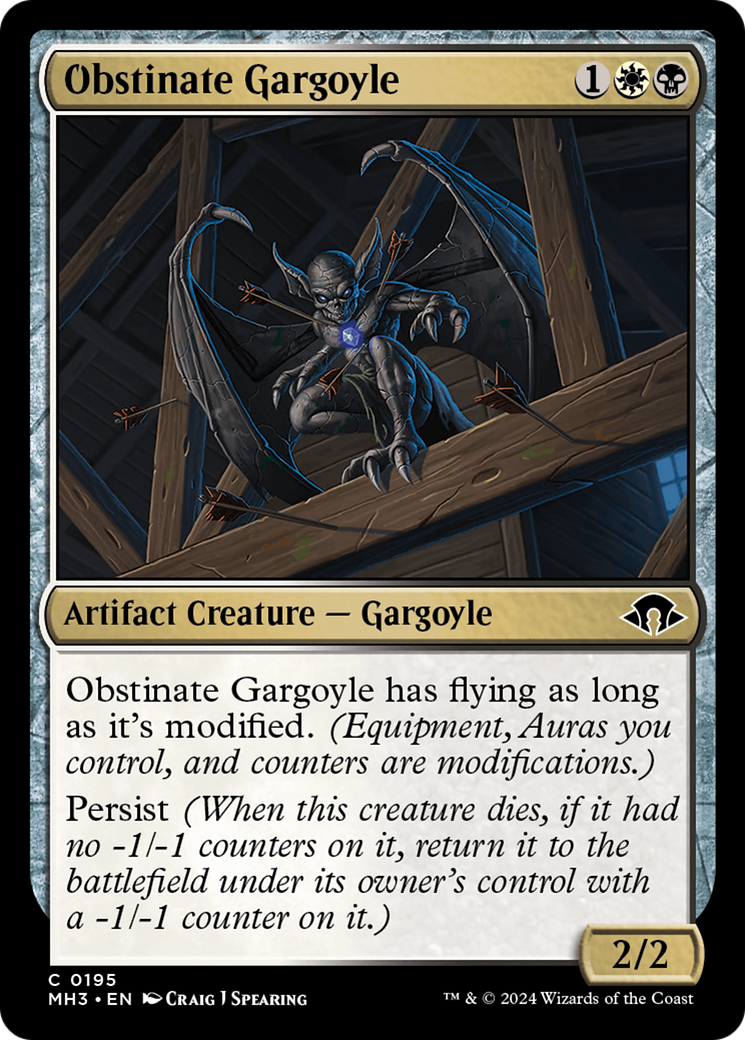 Obstinate Gargoyle (MH3-195)