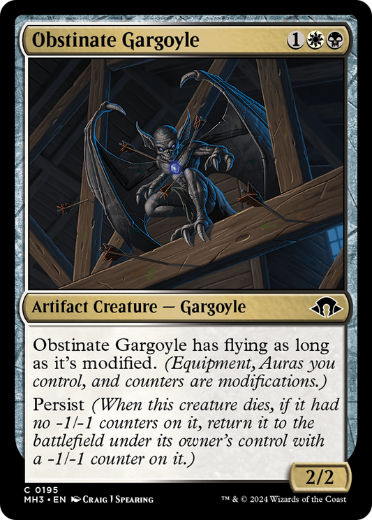 Obstinate Gargoyle (MH3-195)