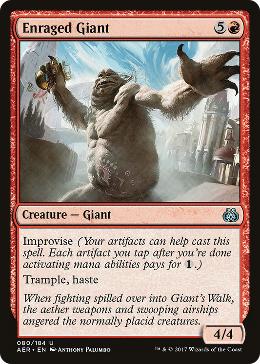 Enraged Giant (AER-080) (Foil)