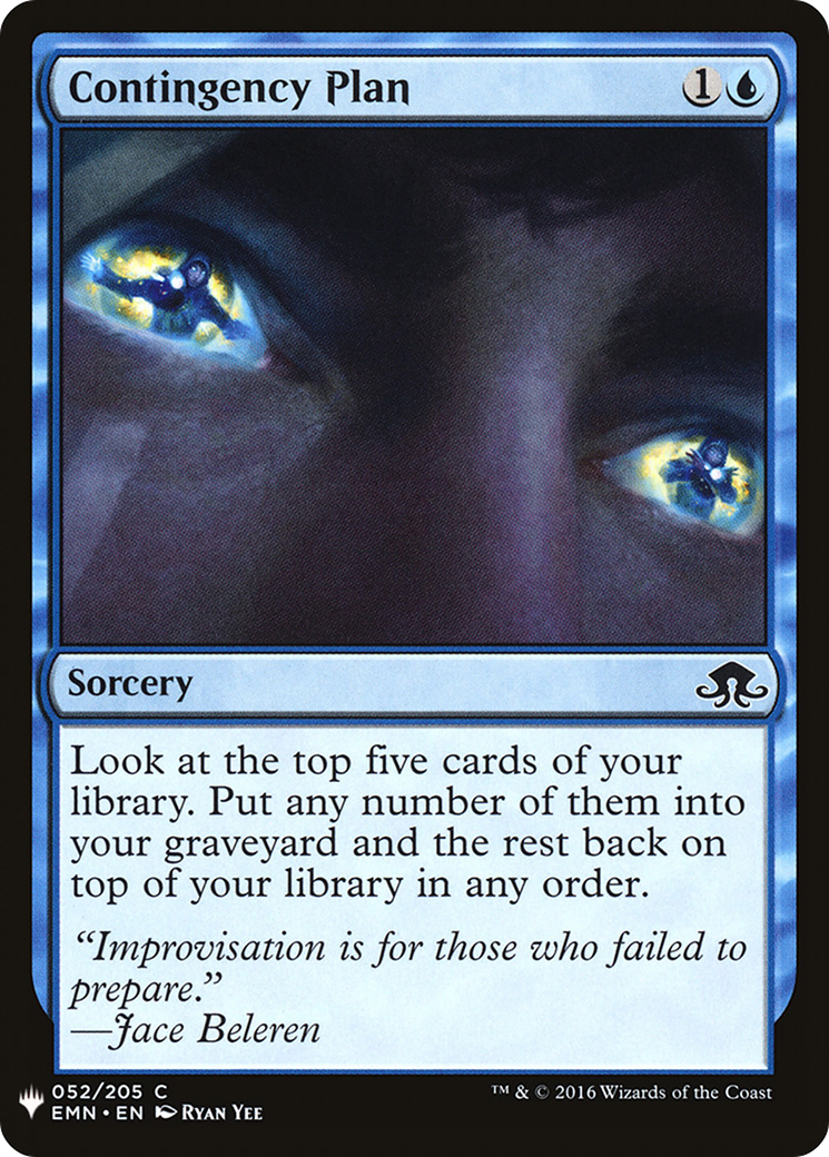 Contingency Plan (LIST-EMN-52)