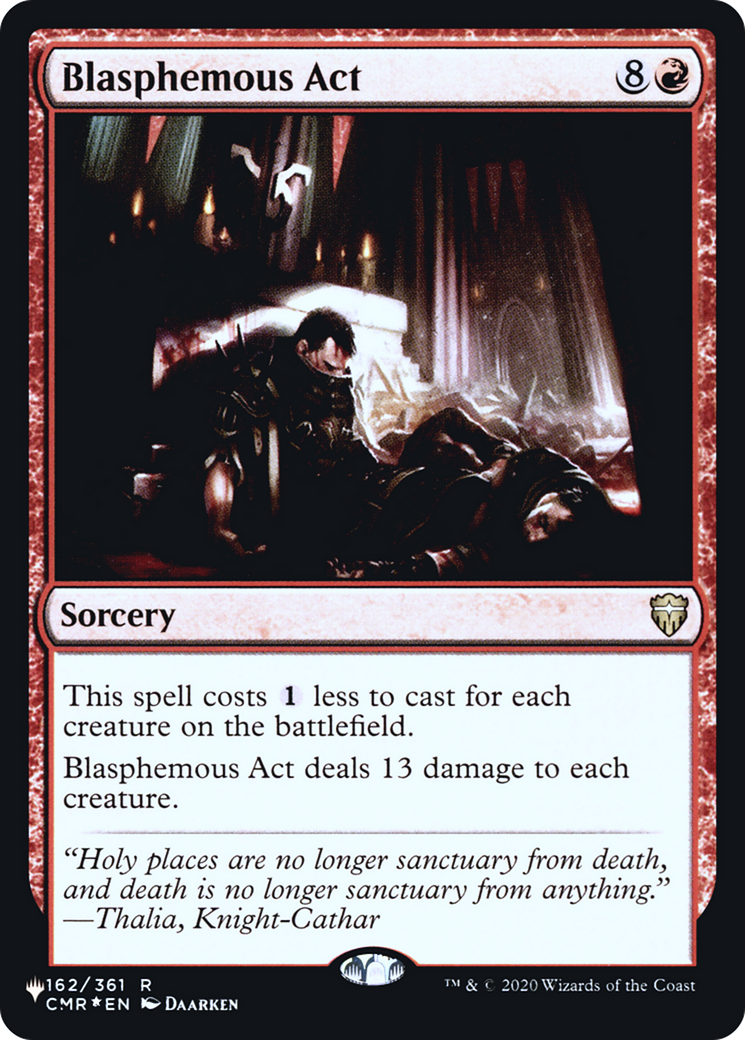Blasphemous Act (LIST-CMR-162) (Foil)