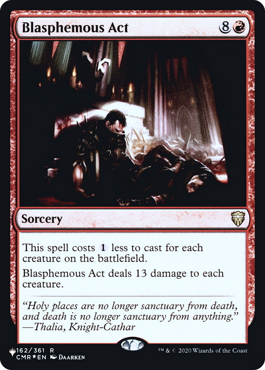 Blasphemous Act (LIST-CMR-162) (Foil)