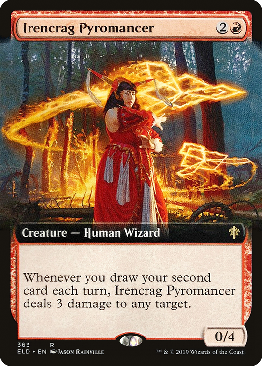 Irencrag Pyromancer (ELD-363) (Extended Art)