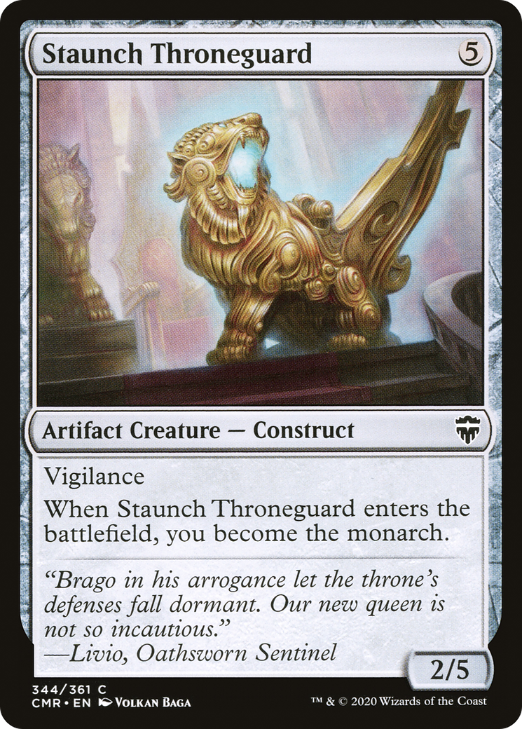Staunch Throneguard (CMR-344) (Foil)