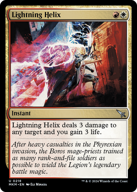 Lightning Helix (MKM-218) (Foil)