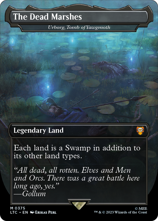 The Dead Marshes / Urborg, Tomb of Yawgmoth (LTC-375) (Borderless) (Foil)