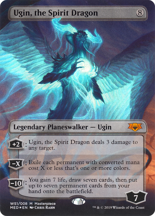 Ugin, the Spirit Dragon (MED3-WS1) (Borderless) (Foil)