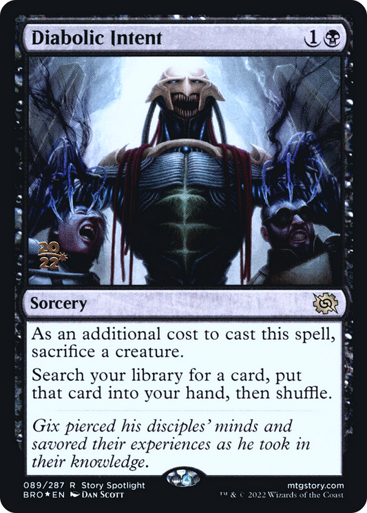 Diabolic Intent (PRE-89S) (Foil)
