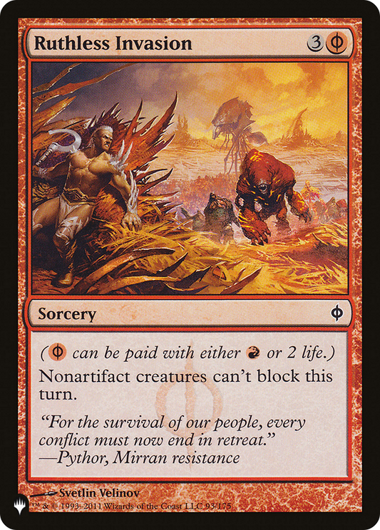Ruthless Invasion (LIST-NPH-93)