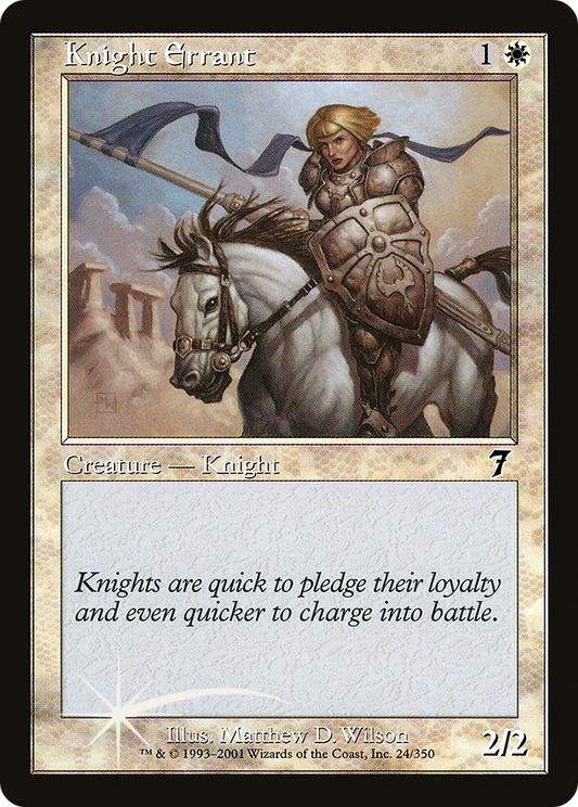 Knight Errant (7ED-24★) (Foil)