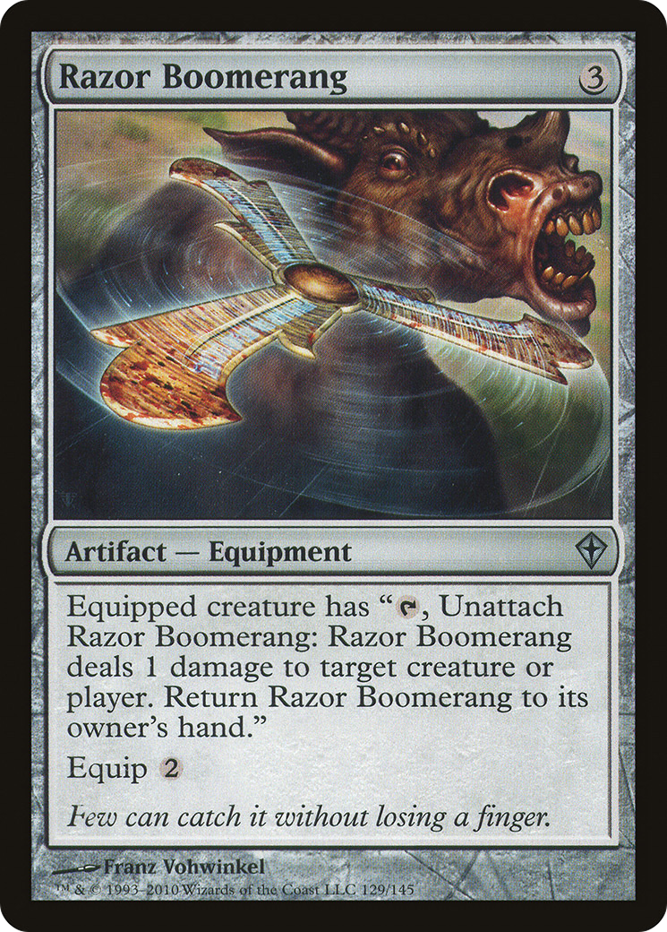 Razor Boomerang (WWK-129) (Foil)