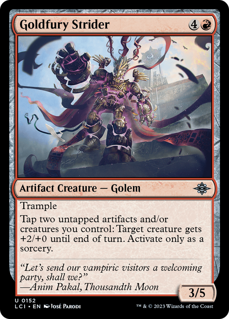 Goldfury Strider (LCI-152) (Foil)