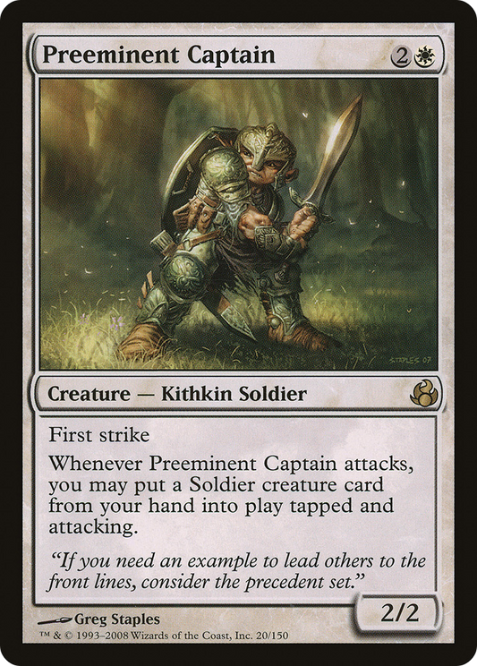 Preeminent Captain (MOR-020) (Foil)