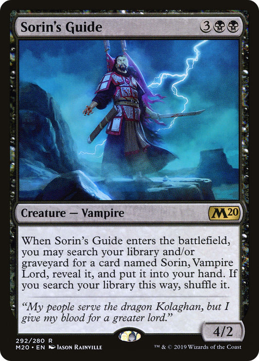 Sorin's Guide (M20-292)