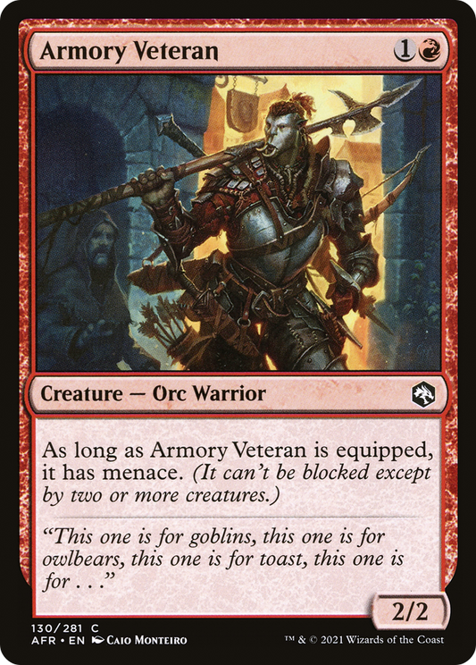 Armory Veteran (AFR-130) (Foil)