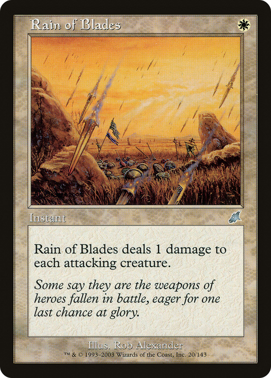 Rain of Blades (SCG-020) (Foil)