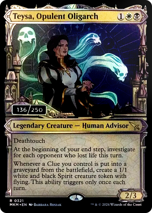 Teysa, Opulent Oligarch (MKM-321Z) (Foil) (Serialized)