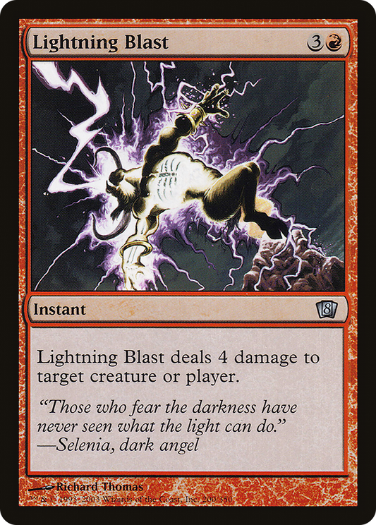 Lightning Blast (8ED-200★) (Foil)