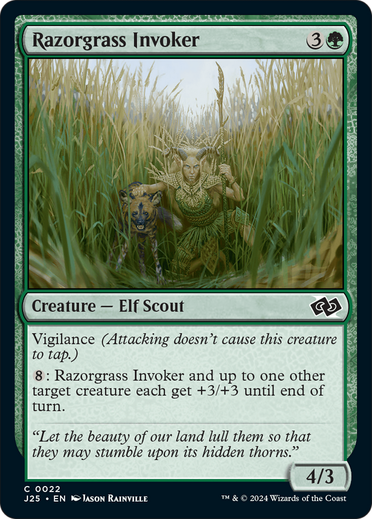 Razorgrass Invoker (J25-022)