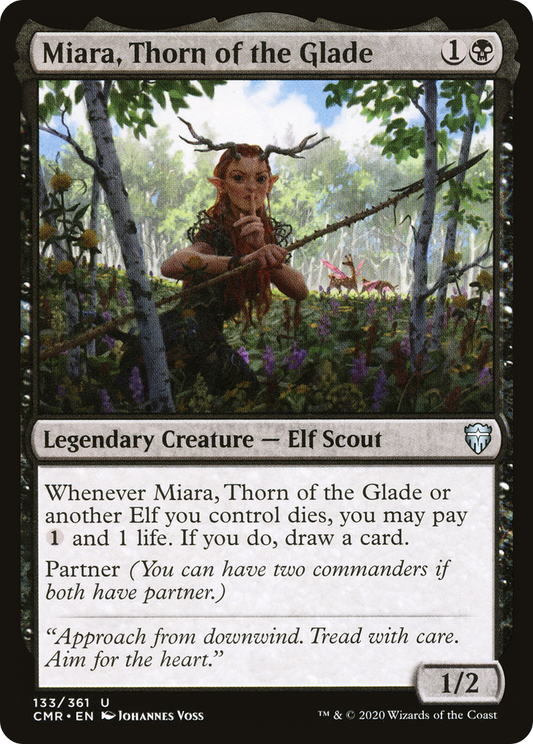 Miara, Thorn of the Glade (CMR-133) (Foil)