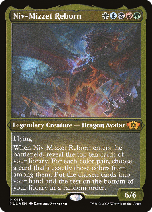 Niv-Mizzet Reborn (MUL-118) (Etched Foil)