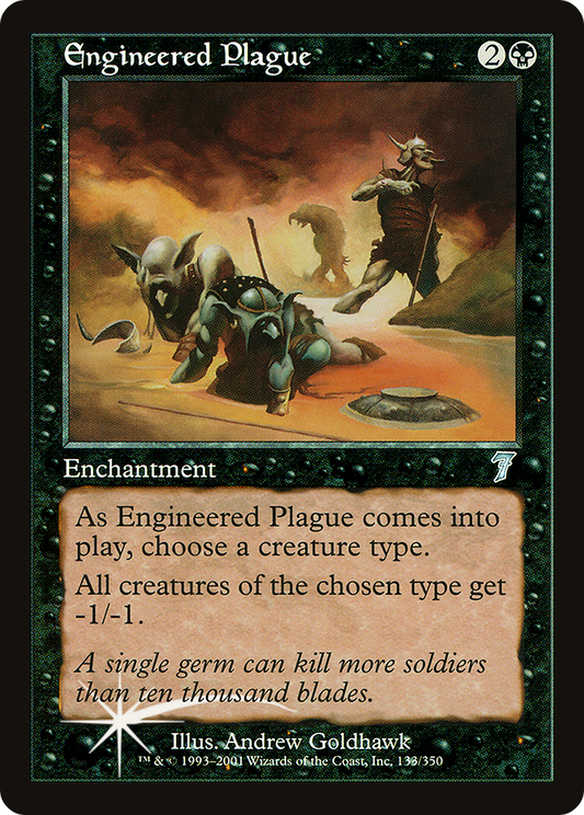 Engineered Plague (7ED-133★) (Foil)