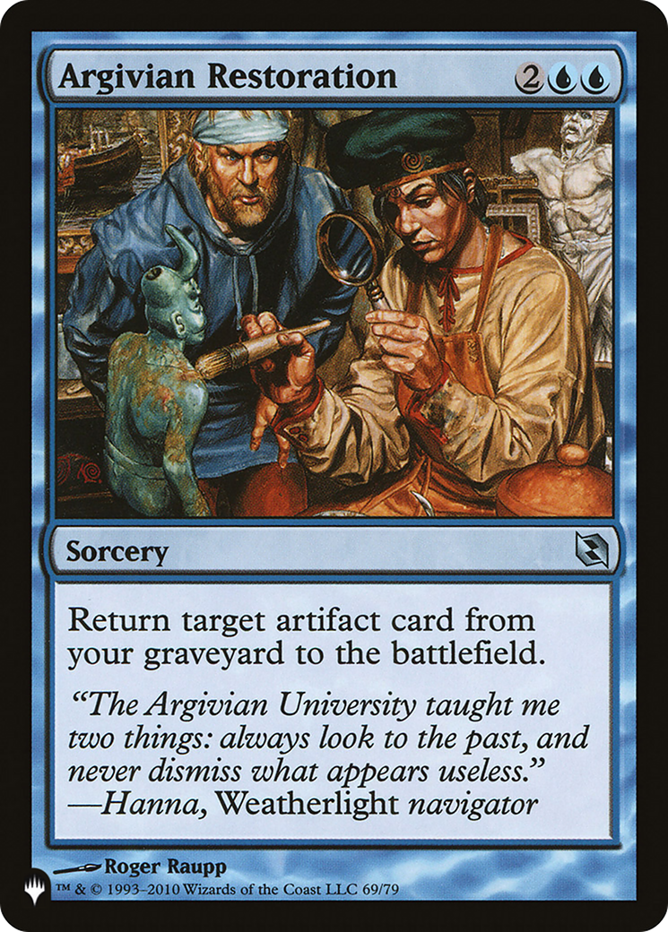 Argivian Restoration (LIST-DDF-69)