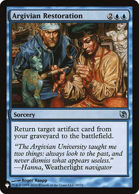 Argivian Restoration (LIST-DDF-69)